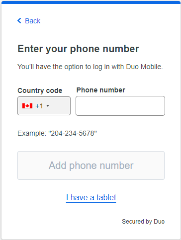Enter your phone number image